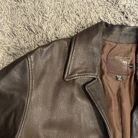 Coach Brown Leather Jacket - Picture 8 of 16